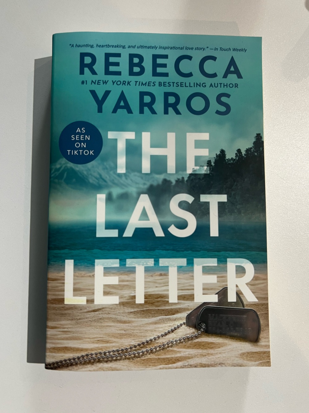 NEW/UNUSED The Last Letter by Rebecca Yarros book